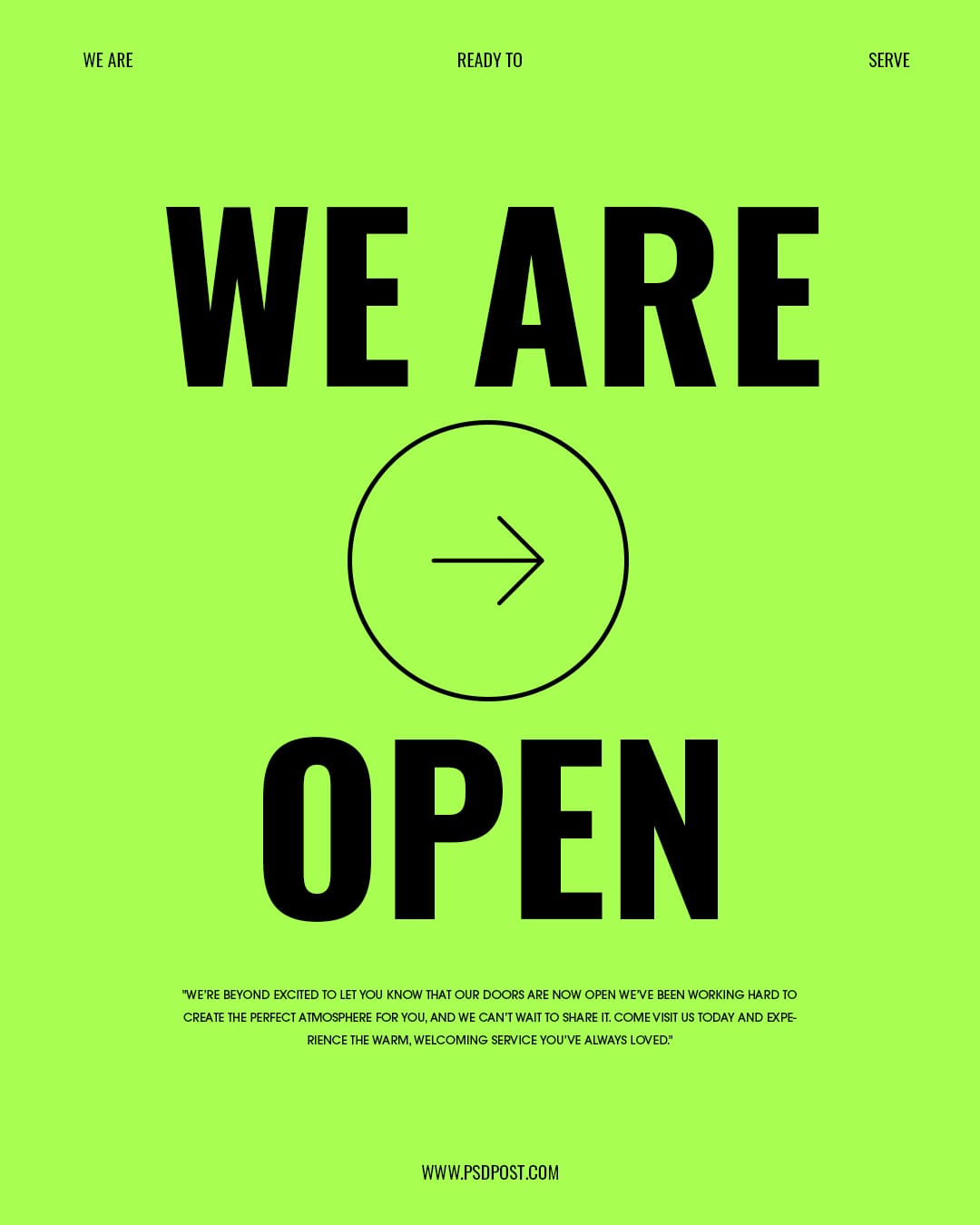 WeAreOpen