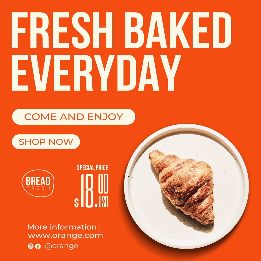 Fresh Baked Everyday Orange