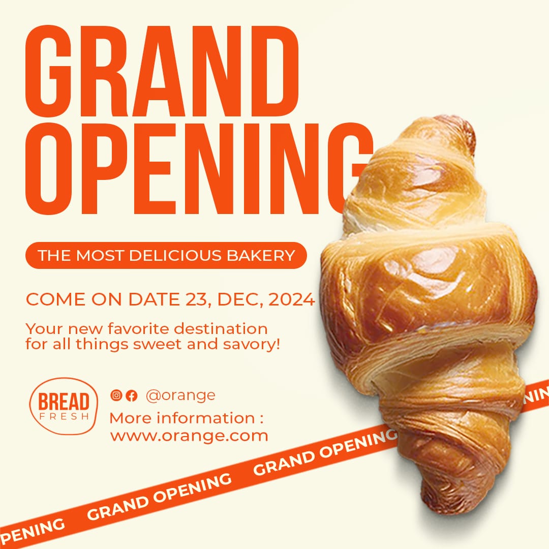 Grand Opening Orange