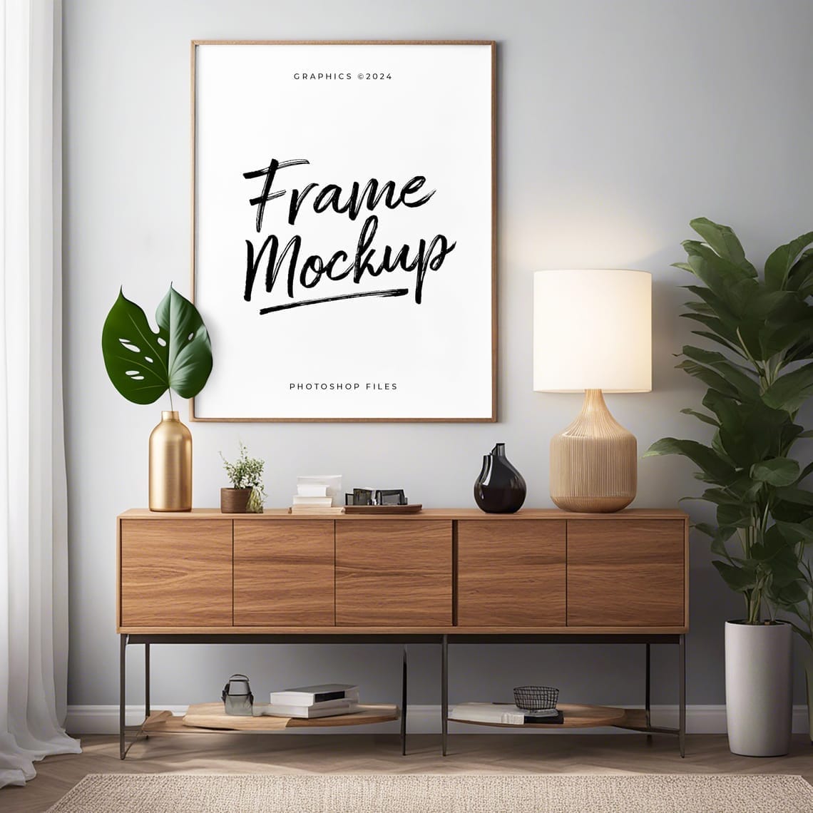 Interior Room Frame Mockup