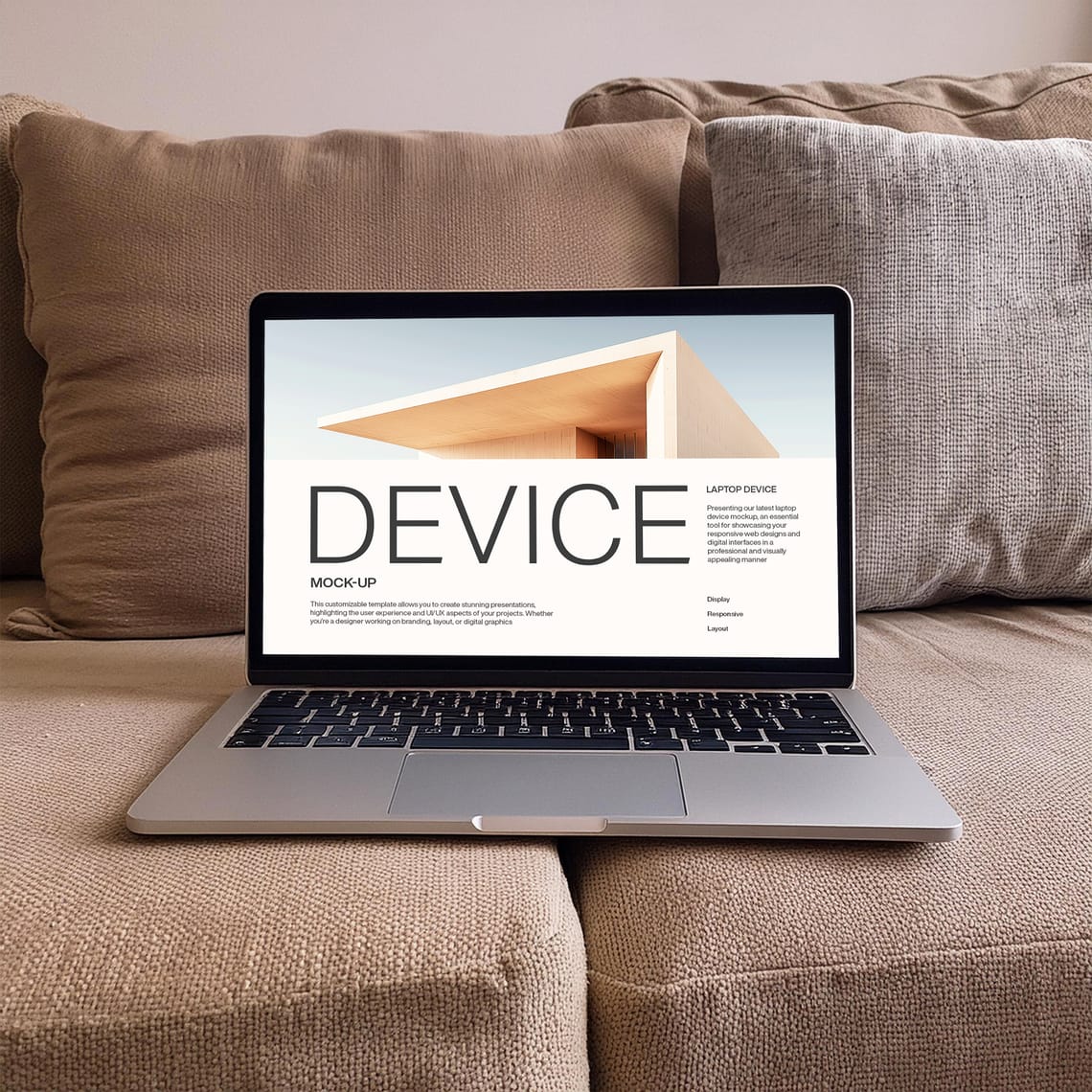 Laptop Device Mockup