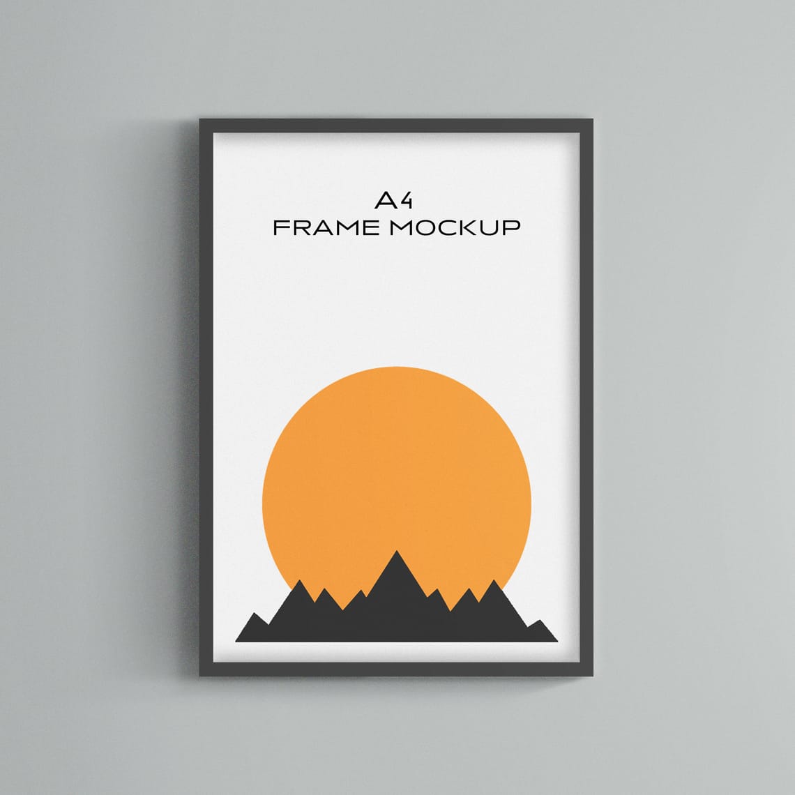 Simple Frame Poster Mockup