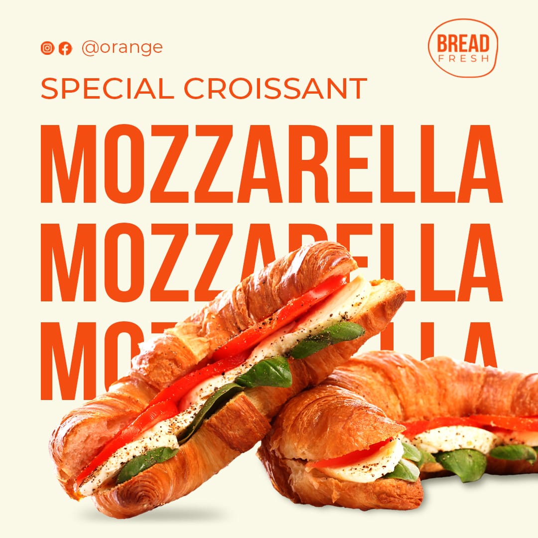 Special Croissant Mozzarella Orange