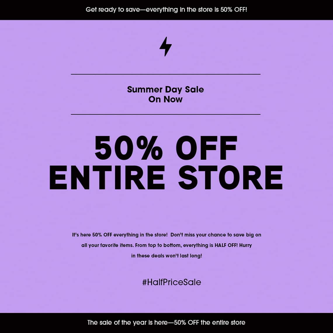 Summer Day Sale