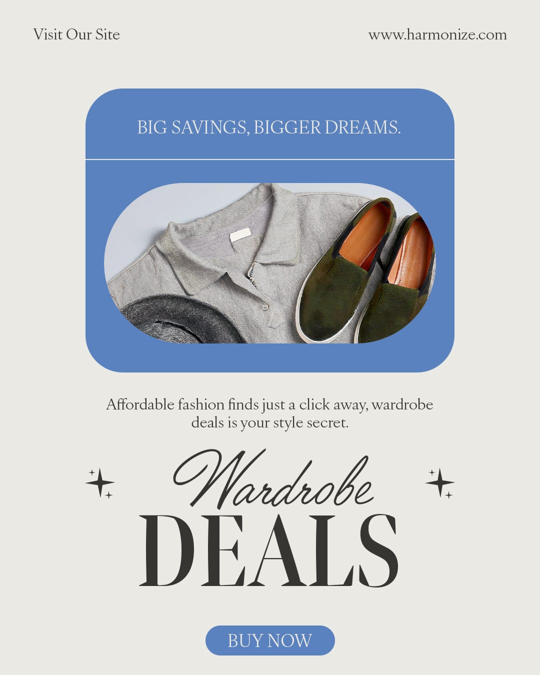 Wardrobe Deals Harmonize