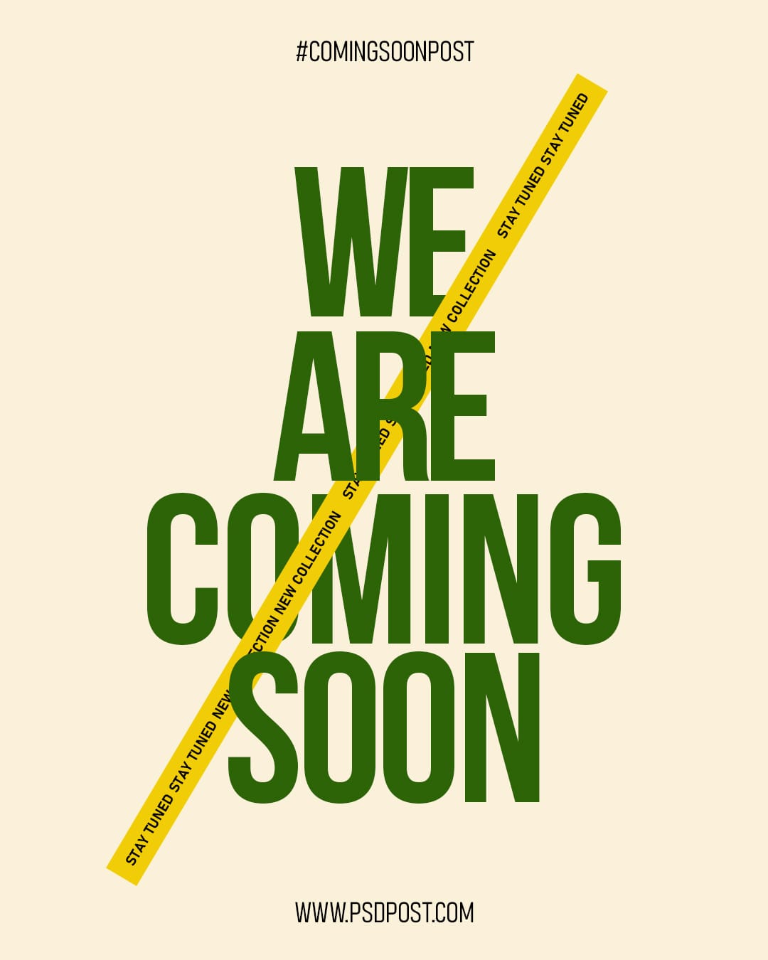 We Are Coming Soon