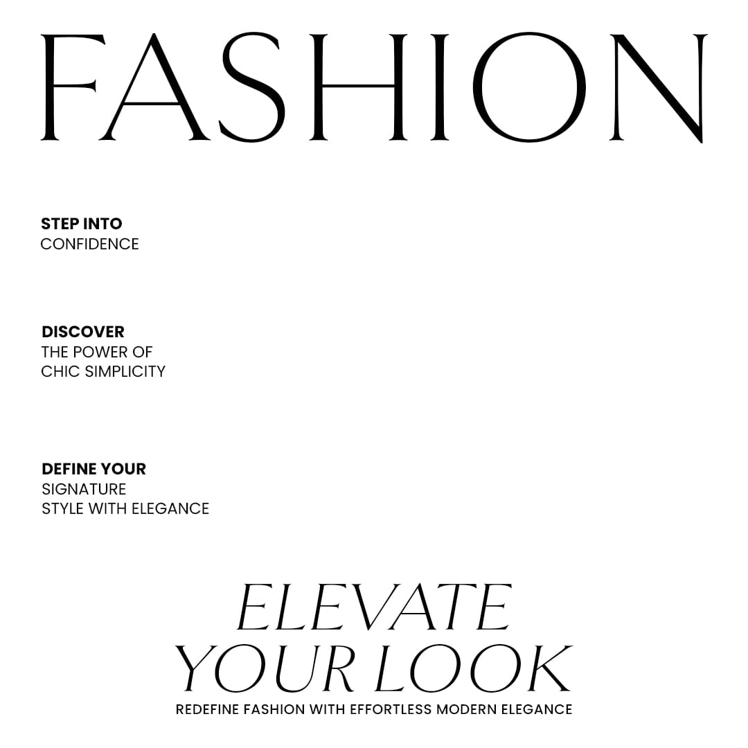 Elevate Your Look