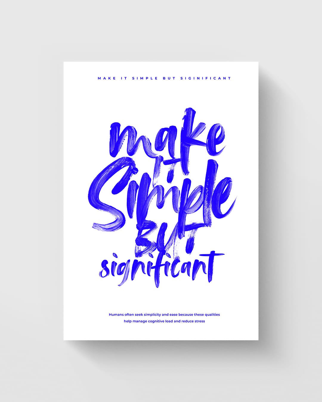 Make it simple Poster