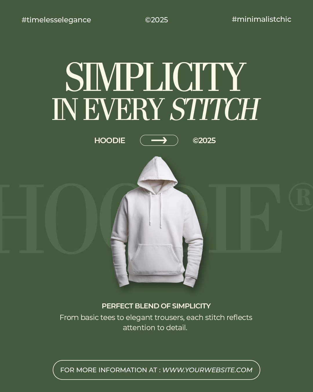 Simplicity In Every Stitch