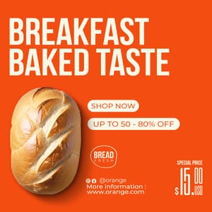 Breakfast Baked Taste Orange