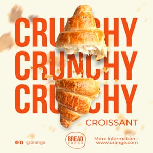 Crunchy Croissant Orange