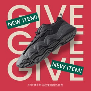 Giveaway New Item Shoes