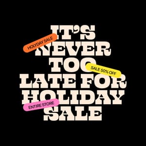 Holiday Sale