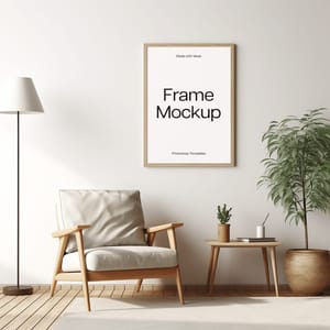 Minimal Interior Frame Mockup