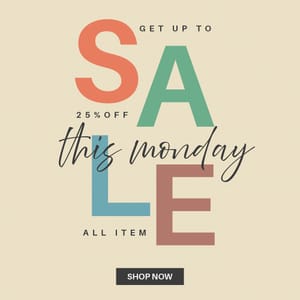 Sale This Monday