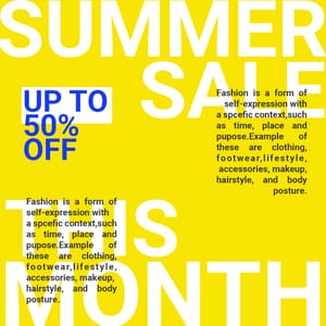 Summer Sale Discount