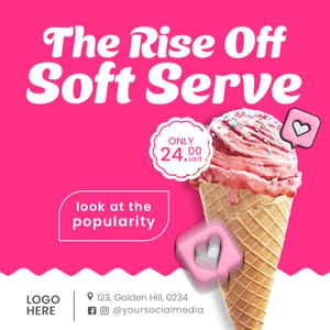 The Rise Off Soft Serve Mulberry