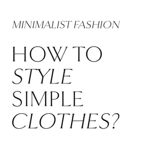 How To Style Simple Clothes