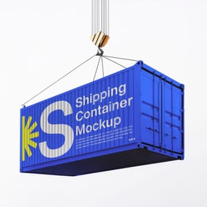 Shipping Container Mockup